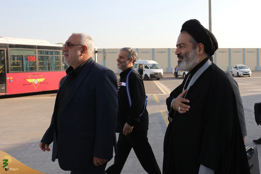 عزیمت سرپرست حجاج ایرانی و رئیس سازمان حج وزیارت به  عتبات عالیات 9