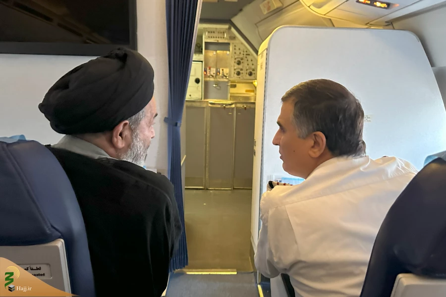 عزیمت سرپرست حجاج ایرانی و رئیس سازمان حج وزیارت به  عتبات عالیات 5