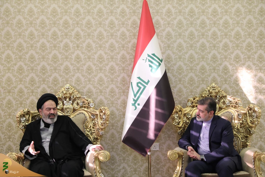 عزیمت سرپرست حجاج ایرانی و رئیس سازمان حج وزیارت به  عتبات عالیات 14