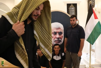 مراسم بزرگداشت ابو مهدی مهندس شهید مقاومت و یارانش در نجف  7