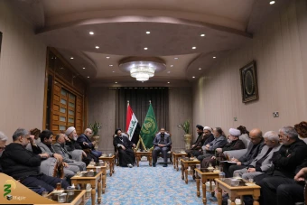 بازدید از مسجد کوفه و دیدار با تولیت تولیت مسجد کوفه 2