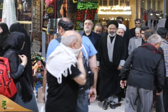بازدید از مسجد کوفه و دیدار با تولیت تولیت مسجد کوفه 3