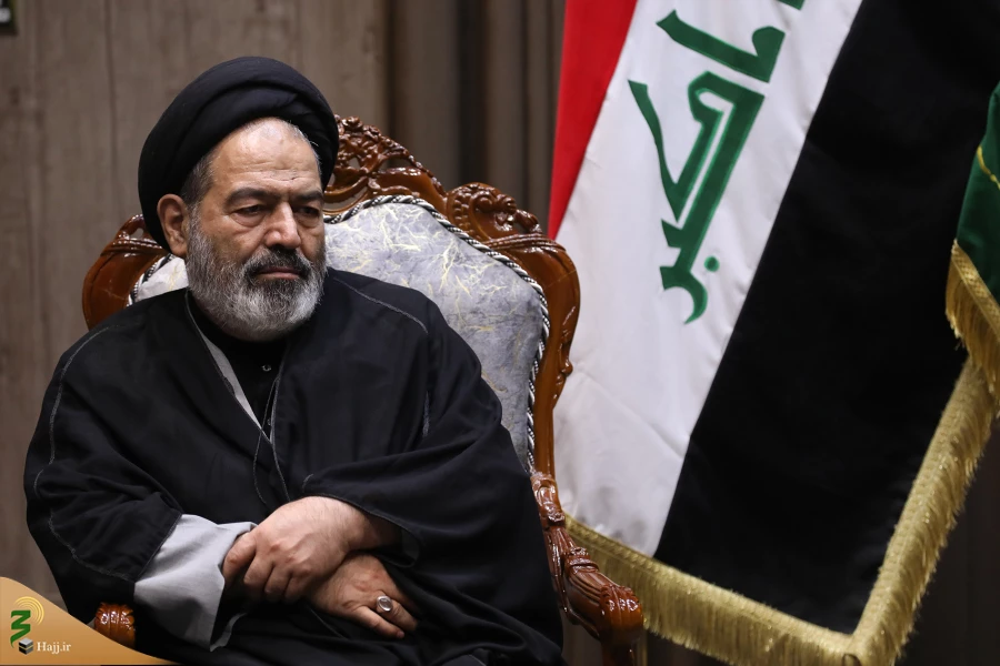 بازدید از مسجد کوفه و دیدار با تولیت تولیت مسجد کوفه 8