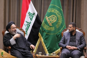 بازدید از مسجد کوفه و دیدار با تولیت تولیت مسجد کوفه 11