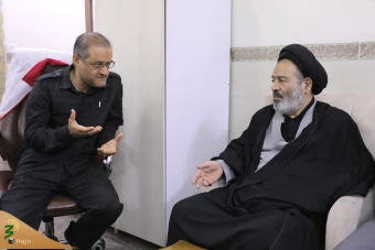 بازدید مسئولان بعثه و امورحج از قرارگاه عملیاتی هلال احمر کربلا  5