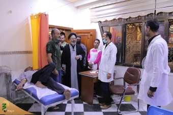 بازدید مسئولان بعثه و امورحج از قرارگاه عملیاتی هلال احمر کربلا  10