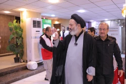 بازدید مسئولان بعثه و امورحج از قرارگاه عملیاتی هلال احمر کربلا  12
