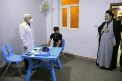 بازدید مسئولان بعثه و امورحج از قرارگاه عملیاتی هلال احمر کربلا  19