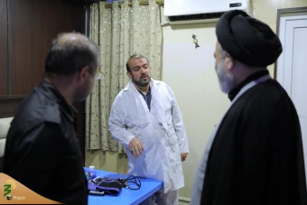 بازدید مسئولان بعثه و امورحج از قرارگاه عملیاتی هلال احمر کربلا  20