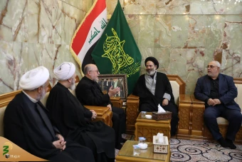 بازدید نماینده محترم ولی فقیه از مسجد و موکب های اطراف مسجد سهله و دیدار با تولیت مسجد سهله 4