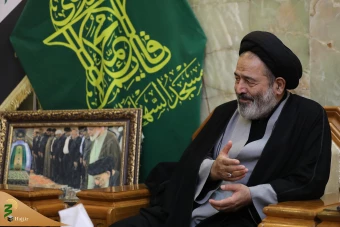 بازدید نماینده محترم ولی فقیه از مسجد و موکب های اطراف مسجد سهله و دیدار با تولیت مسجد سهله 9