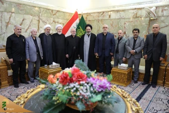 بازدید نماینده محترم ولی فقیه از مسجد و موکب های اطراف مسجد سهله و دیدار با تولیت مسجد سهله 13