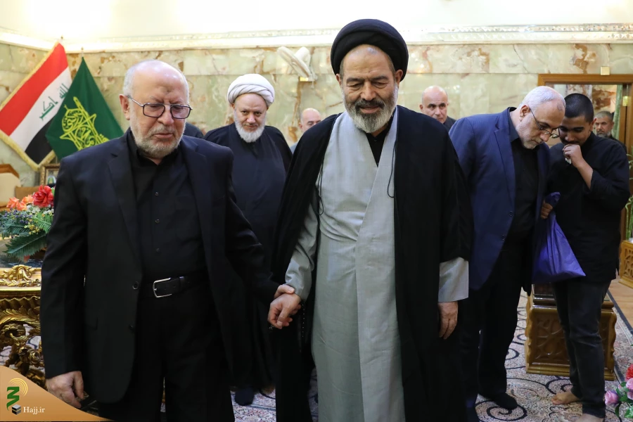 بازدید نماینده محترم ولی فقیه از مسجد و موکب های اطراف مسجد سهله و دیدار با تولیت مسجد سهله 15