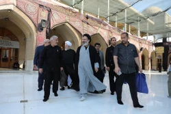 بازدید نماینده محترم ولی فقیه از مسجد و موکب های اطراف مسجد سهله و دیدار با تولیت مسجد سهله 16