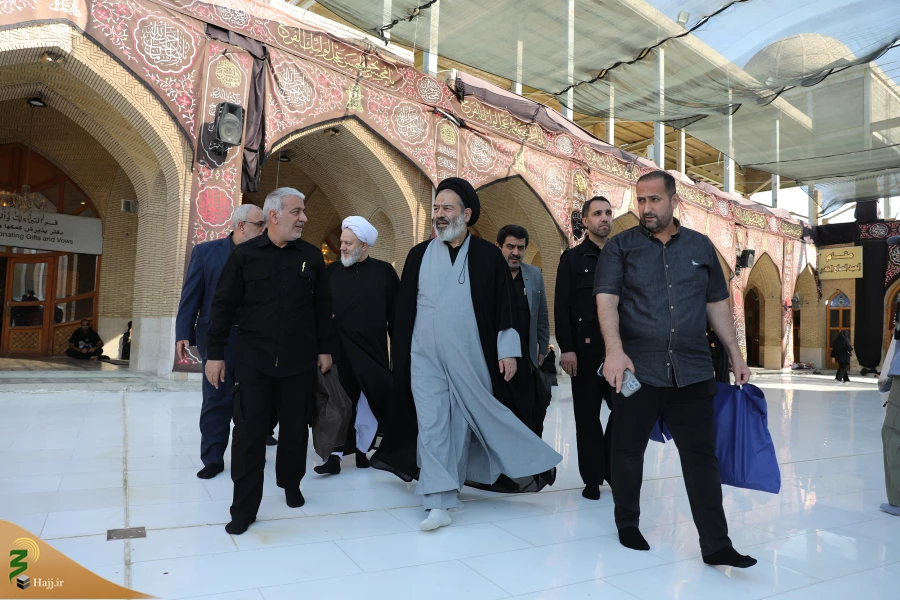 بازدید نماینده محترم ولی فقیه از مسجد و موکب های اطراف مسجد سهله و دیدار با تولیت مسجد سهله 16