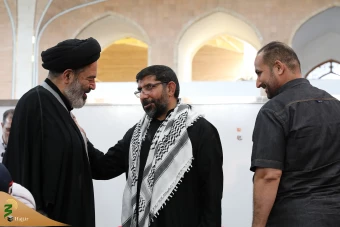 بازدید نماینده محترم ولی فقیه از مسجد و موکب های اطراف مسجد سهله و دیدار با تولیت مسجد سهله 20