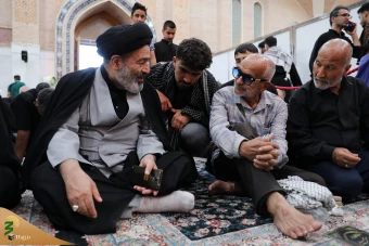 بازدید نماینده محترم ولی فقیه از مسجد و موکب های اطراف مسجد سهله و دیدار با تولیت مسجد سهله 25