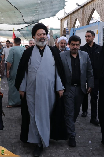 بازدید نماینده محترم ولی فقیه از مسجد و موکب های اطراف مسجد سهله و دیدار با تولیت مسجد سهله 29