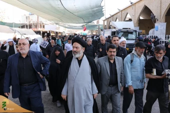 بازدید نماینده محترم ولی فقیه از مسجد و موکب های اطراف مسجد سهله و دیدار با تولیت مسجد سهله 30