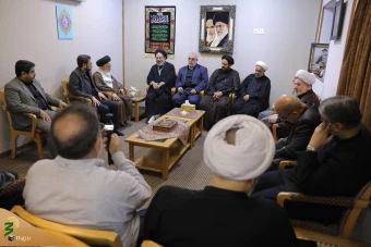 دیدار نماینده ولی فقیه در امور حج و زیارت و نماینده رهبر معظم انقلاب اسلامی در عراق
 5