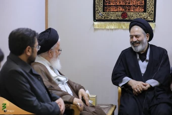 دیدار نماینده ولی فقیه در امور حج و زیارت و نماینده رهبر معظم انقلاب اسلامی در عراق
 4