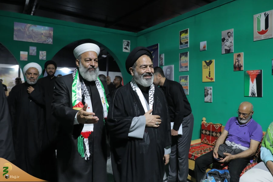  بازدید از موکب نداء الاقصی و دیدار با علمای اهل سنت فلسطینی 9