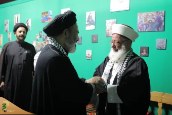  بازدید از موکب نداء الاقصی و دیدار با علمای اهل سنت فلسطینی 10