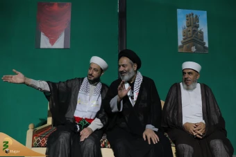  بازدید از موکب نداء الاقصی و دیدار با علمای اهل سنت فلسطینی 12