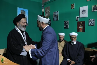  بازدید از موکب نداء الاقصی و دیدار با علمای اهل سنت فلسطینی 13