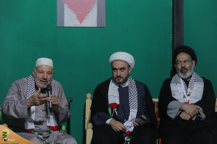  بازدید از موکب نداء الاقصی و دیدار با علمای اهل سنت فلسطینی 25