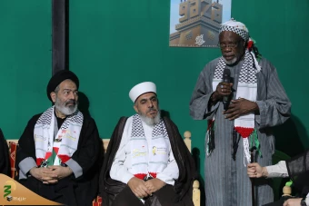  بازدید از موکب نداء الاقصی و دیدار با علمای اهل سنت فلسطینی 26
