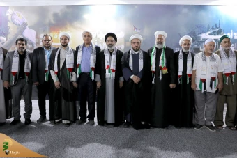  بازدید از موکب نداء الاقصی و دیدار با علمای اهل سنت فلسطینی 29