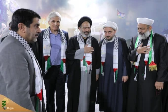  بازدید از موکب نداء الاقصی و دیدار با علمای اهل سنت فلسطینی 30
