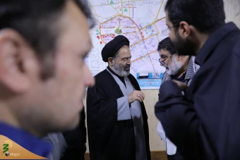 بازدید مسئولان بعثه و امورحج و زیارت از قرارگاه موقت کنسولگری کشورمان در نجف 2