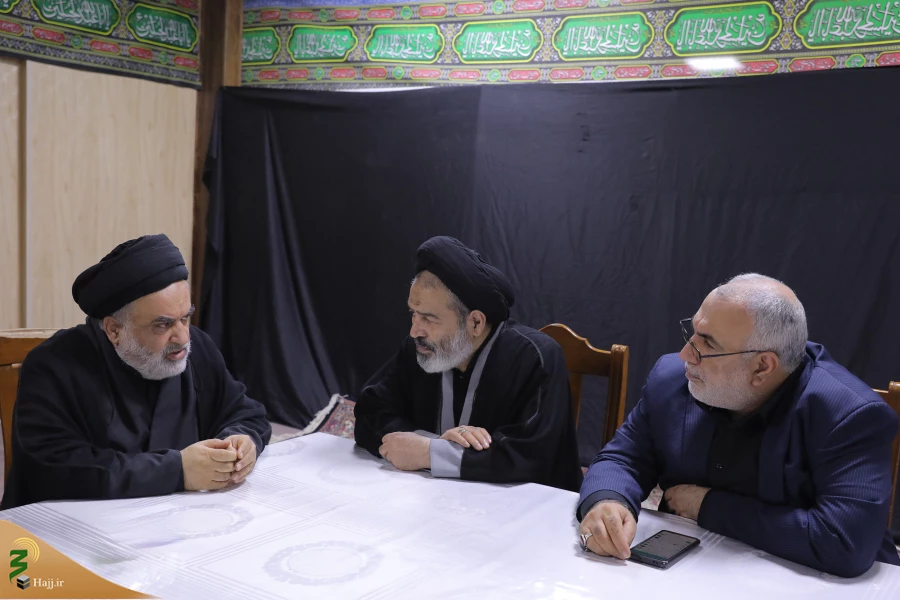 بازدید مسئولان بعثه و امورحج و زیارت از قرارگاه موقت کنسولگری کشورمان در نجف 8