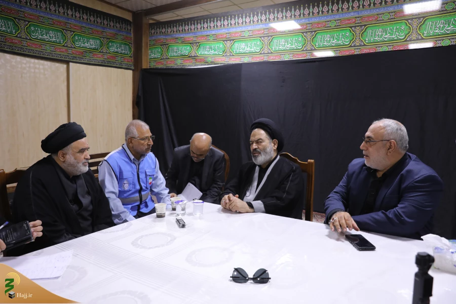 بازدید مسئولان بعثه و امورحج و زیارت از قرارگاه موقت کنسولگری کشورمان در نجف 10
