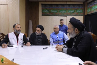 بازدید مسئولان بعثه و امورحج و زیارت از قرارگاه موقت کنسولگری کشورمان در نجف 11