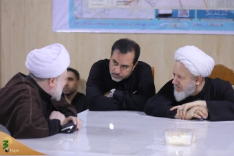 بازدید مسئولان بعثه و امورحج و زیارت از قرارگاه موقت کنسولگری کشورمان در نجف 13