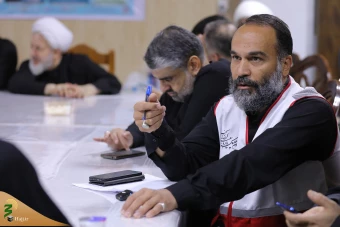 بازدید مسئولان بعثه و امورحج و زیارت از قرارگاه موقت کنسولگری کشورمان در نجف 14