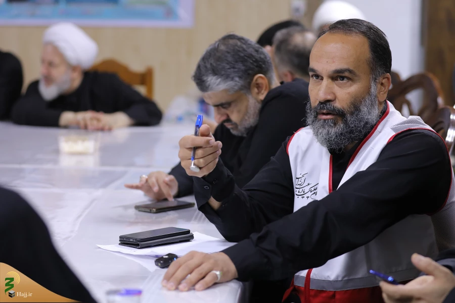 بازدید مسئولان بعثه و امورحج و زیارت از قرارگاه موقت کنسولگری کشورمان در نجف 14