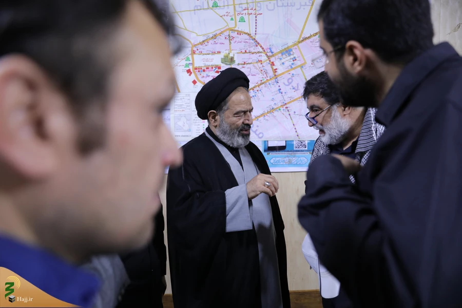 بازدید مسئولان بعثه و امورحج و زیارت از قرارگاه موقت کنسولگری کشورمان در نجف 23