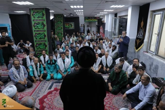 بازدید حجت الاسلام والمسلمین نواب از موکب مسلم بن عقیل 2