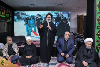 بازدید حجت الاسلام والمسلمین نواب از موکب مسلم بن عقیل 12