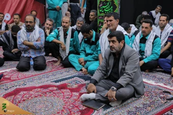 بازدید حجت الاسلام والمسلمین نواب از موکب مسلم بن عقیل 13