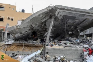 شهادت ۱۱ فلسطینی در بمباران بامداد امروز غزه 2