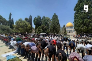 ۴۰ هزار فلسطینی نماز جمعه را در مسجد الاقصی اقامه کردند