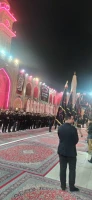 ترفیع پرچم عزای حضرت رسول اکرم (ص)در حرم امام علی (ع)  2