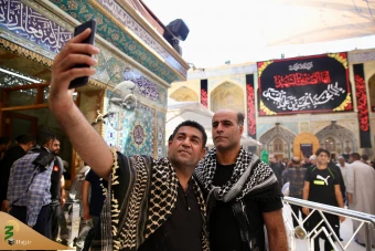  زائران اربعین حسینی در حرم حضرت امیرالمؤمنین علی علیه السلام 8