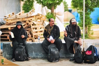 بازگشت زائران اربعین حسینی از مرز شلمچه  11