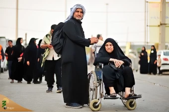 بازگشت زائران اربعین حسینی از مرز شلمچه  19